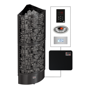SAWO sauna heaters tower SW3 Corner Black NS