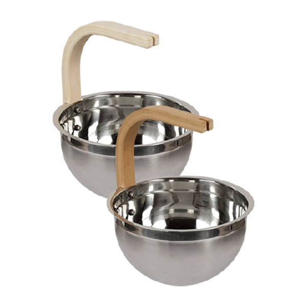 Default Stainless Pail with Curve Handle