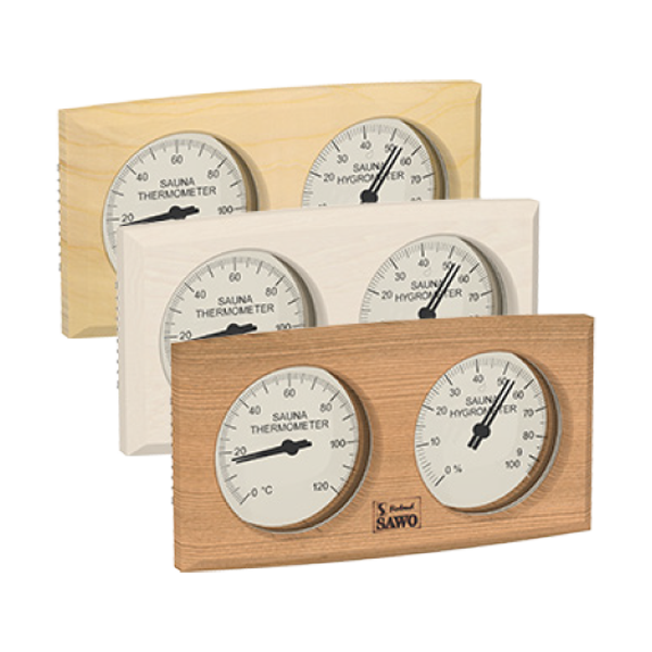 Default Thermo Hygrometer Basic Curved Rectangle